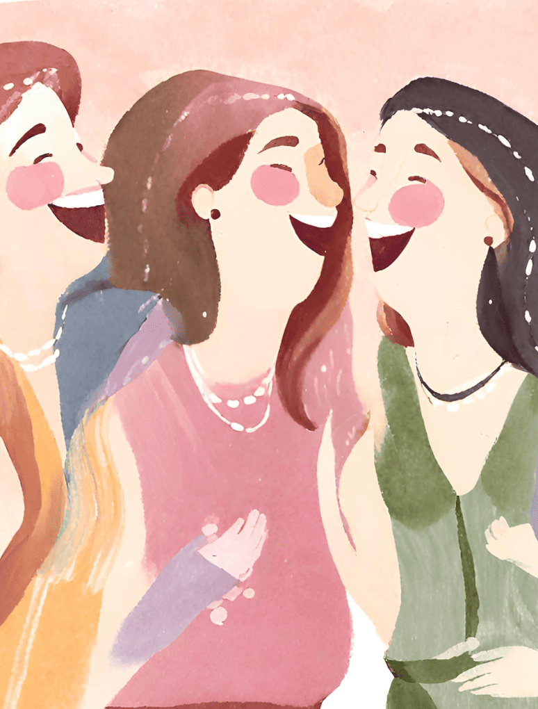 Join our community image of women laughing